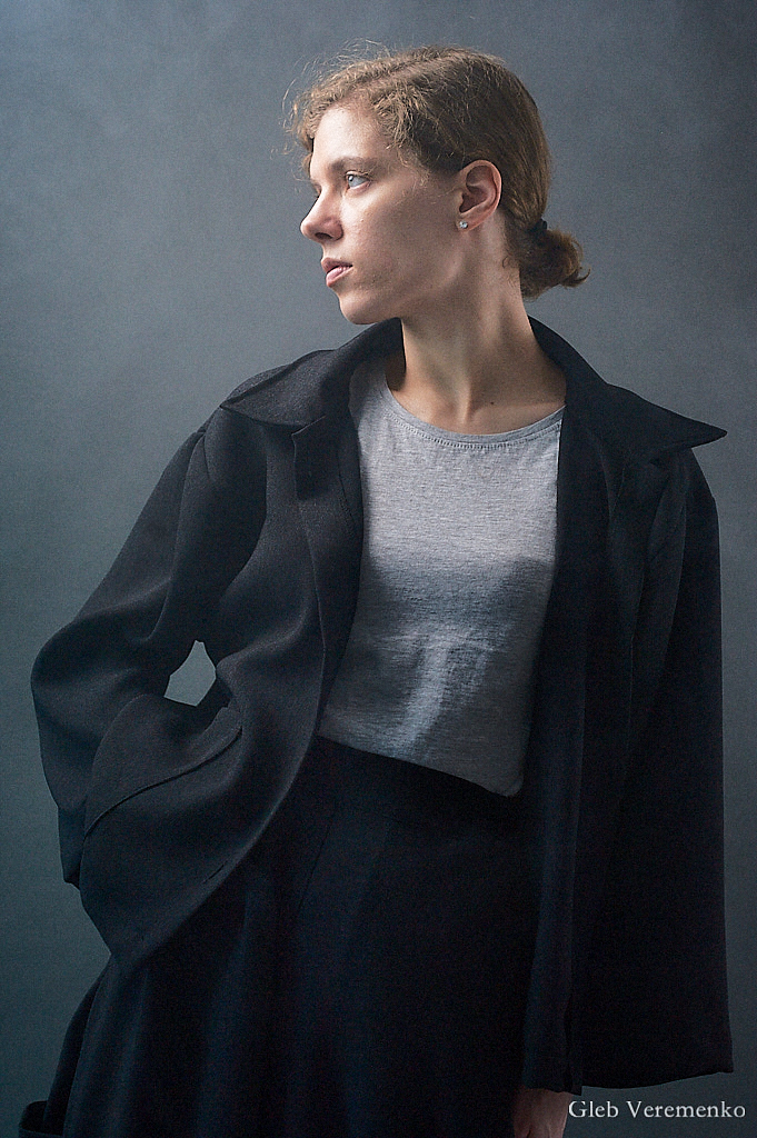 Żakiet do biura - czarny - obrazek 2