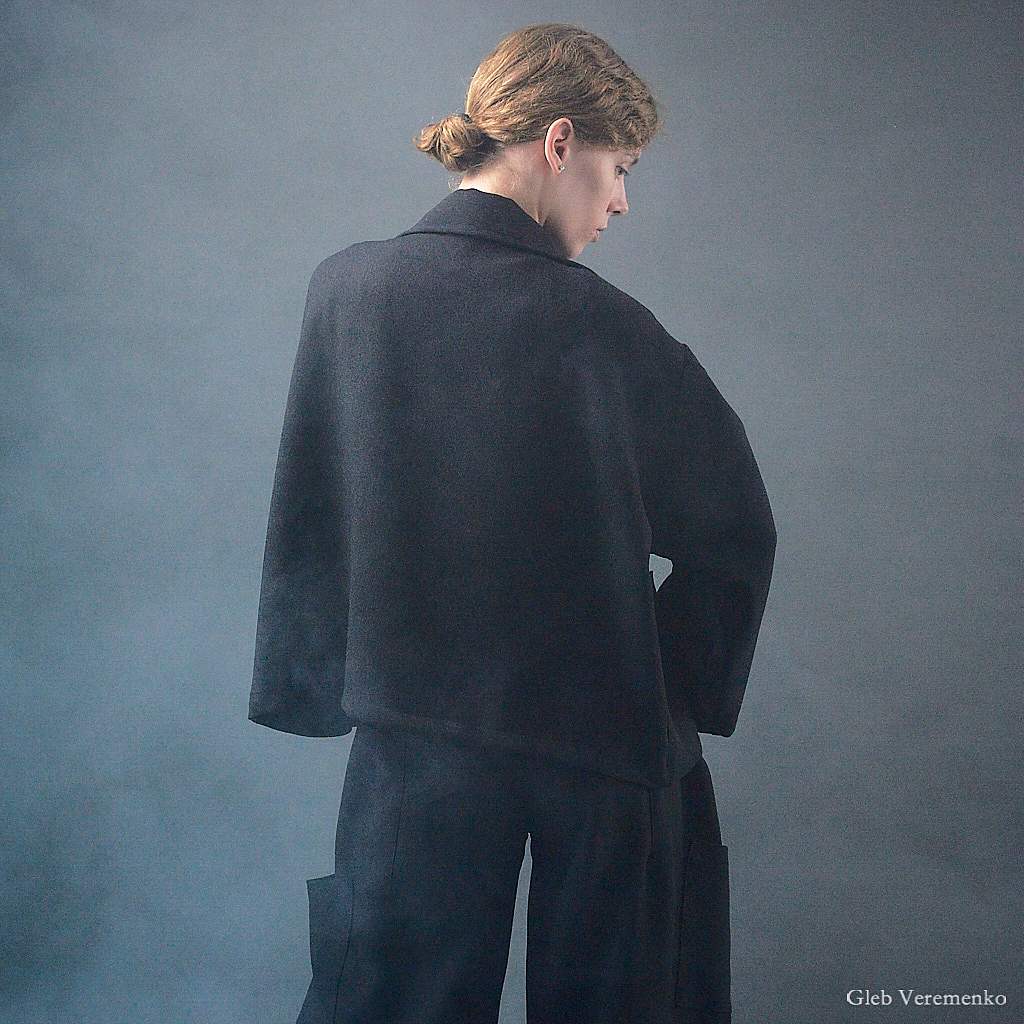 Żakiet do biura - czarny - obrazek 6