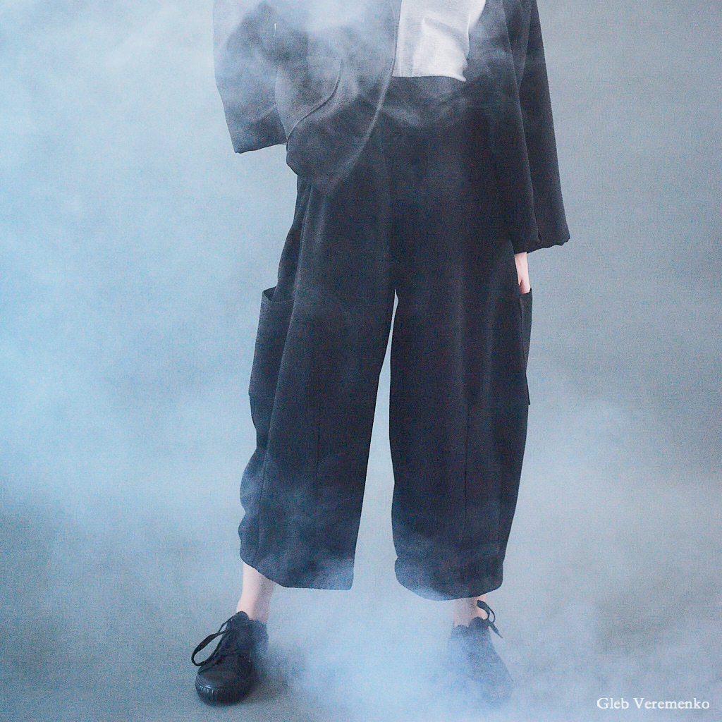 Spodnie do biura - czarne - obrazek 2