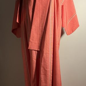 Długie kimono Japońskie - kratka - vintage